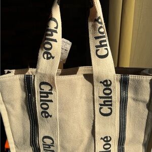 Chloé Canvas Tote Bag